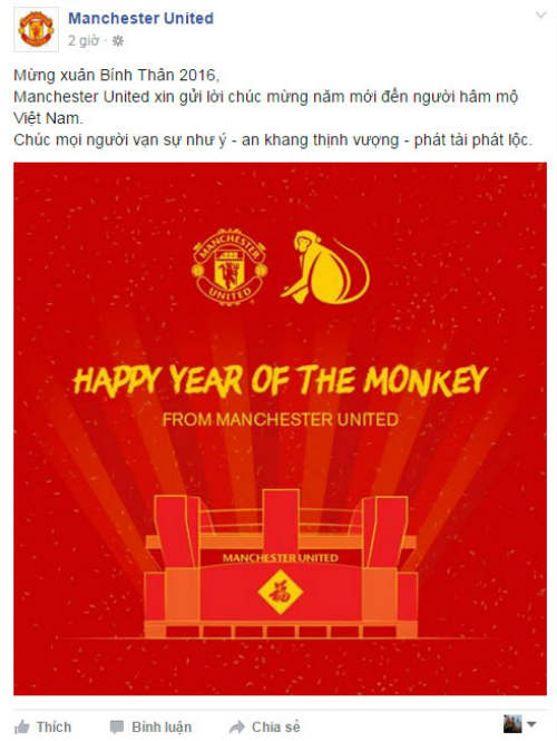 Đại gia châu Âu chúc Tết Việt Nam: Vui buồn fan MU - 4