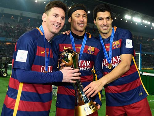 Luis Suarez: “Ban đầu tôi sợ Messi & Neymar” - 1