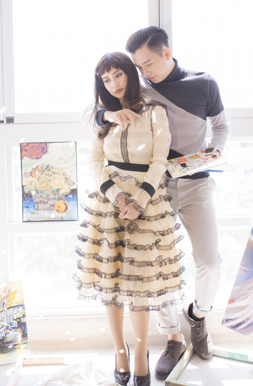 Ngô Kiến Huy không sợ bạn gái ghen khi tình tứ bên người đẹp - 6