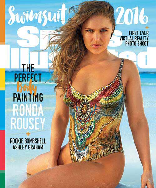 Ronda Rousey quyến rũ trên bìa tạp chí nội y - 1