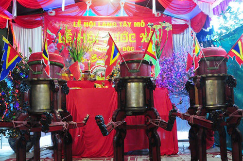 Ảnh: Độc đáo lễ rước kiệu xôi ở Hà Nội - 3