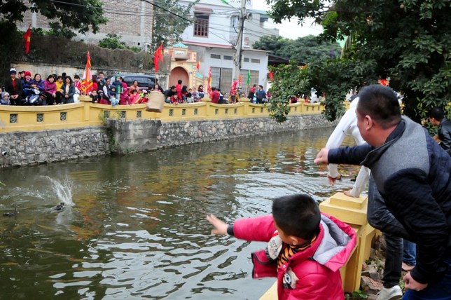 HN: Trai làng cởi trần bắt vịt trong cái lạnh cắt da - 10