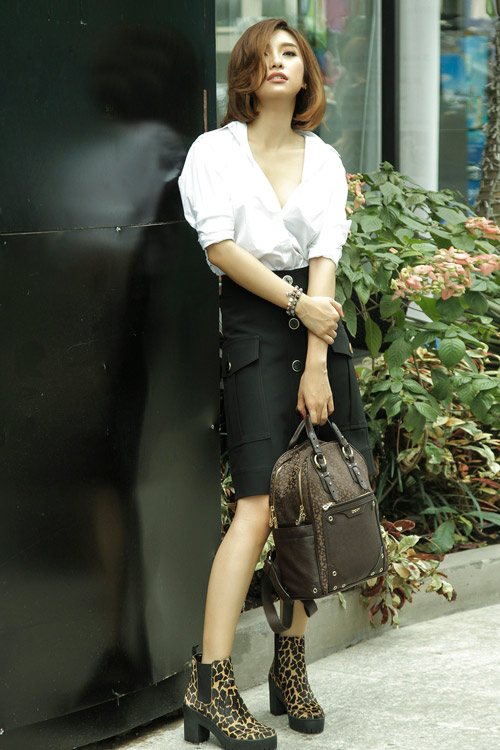 Tiêu Châu Như Quỳnh khác lạ khi tái xuất showbiz - 2