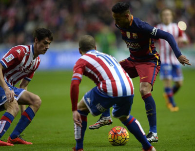Chi tiết Sporting Gijon - Barca: Suarez lập công chuộc tội (KT) - 7