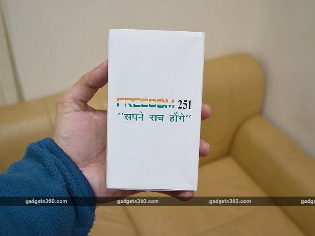 Freedom 251 được sản xuất trong một chương trình của Chính phủ Ấn Độ, có giá bán chỉ 251 Rs (khoảng 4 USD), thuộc loại điện thoại thông minh rẻ nhất hiện nay trên thế giới.