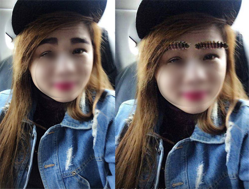 Hài hước với các cặp lông mày kỳ lạ của thiếu nữ Việt - 6