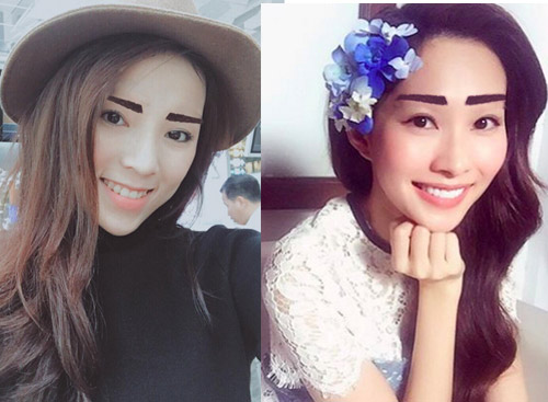 Hài hước với các cặp lông mày kỳ lạ của thiếu nữ Việt - 10