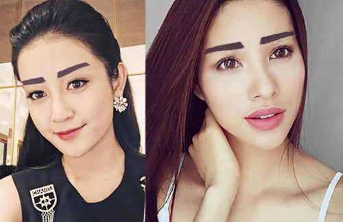 Hài hước với các cặp lông mày kỳ lạ của thiếu nữ Việt - 11