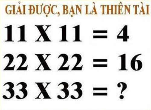 Hãy tìm ra quy luật của bài toán: Giải được, bạn là thiên tài - 1