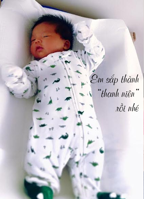 Dáng ngủ đáng yêu của "hoàng tử bé" nhà Ngọc Quyên - 7