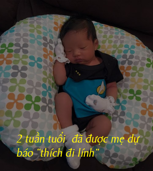 Dáng ngủ đáng yêu của "hoàng tử bé" nhà Ngọc Quyên - 2