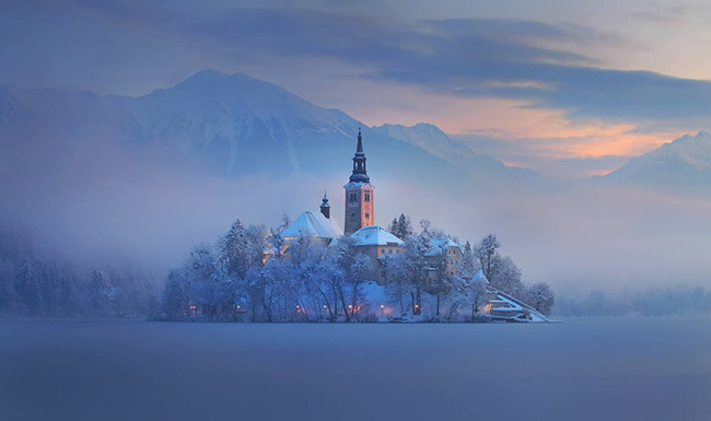 Làng Bled, Slovenia.
