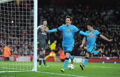 Sôi động cúp C1 24/2: Messi “phá dớp” trước Cech - 1