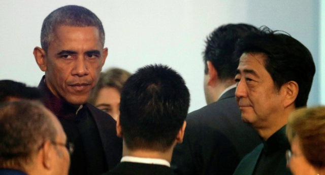 Thủ tướng Nhật đến Nga bất chấp Obama &#34;can gián&#34; - 1