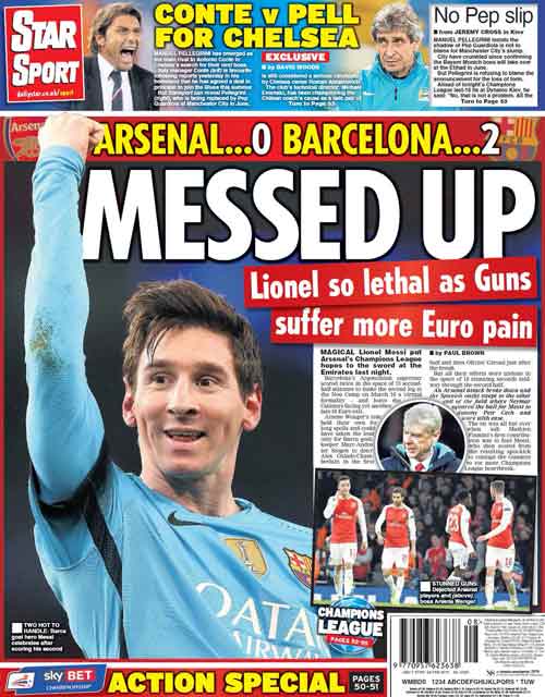 Báo Anh: Arsenal cúi đầu trước “thiên tài” Messi - 1