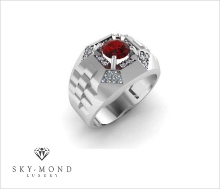 Đẳng cấp trong bộ sưu tập nhẫn nam Bạch Kim của Skymond - 6