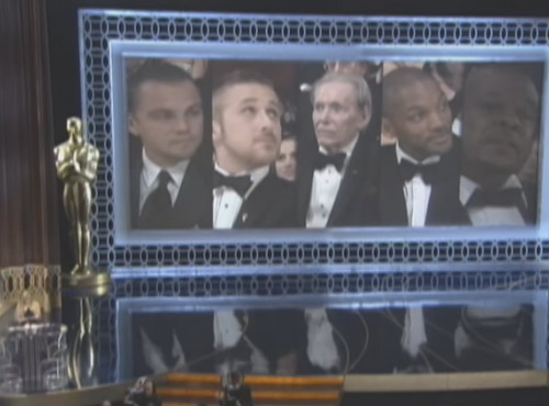 Những hình ảnh đẫm lệ của Leonardo trên thảm đỏ Oscar - 1