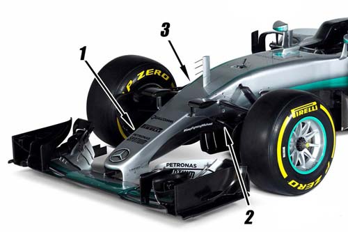 F1, Mercedes W07: Vẫn là "chiến mã" vô địch - 1