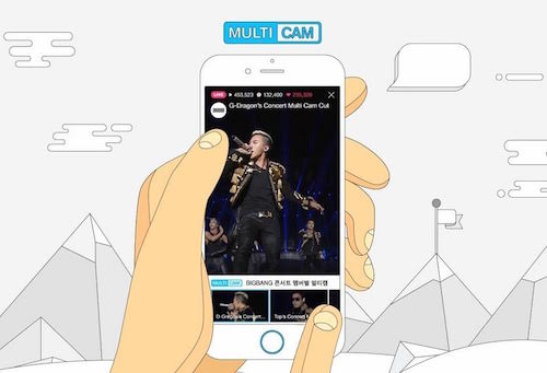Ứng dụng xem trực tiếp nhạc Hàn, tùy chọn góc quay - 1