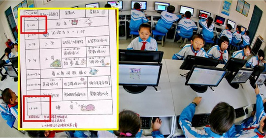 Trung Quốc: "Mẹ hổ" ép con 9 tuổi học 18 giờ/ngày - 1
