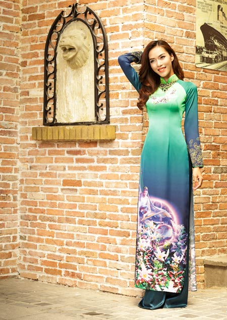 Khám phá vẻ đẹp 12 cung hoàng đạo cùng áo dài Thái Tuấn - 3