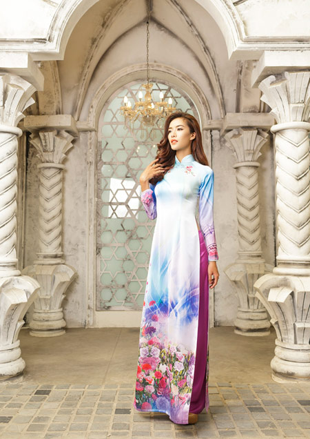 Khám phá vẻ đẹp 12 cung hoàng đạo cùng áo dài Thái Tuấn - 4