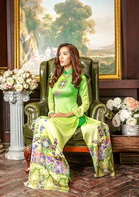 Khám phá vẻ đẹp 12 cung hoàng đạo cùng áo dài Thái Tuấn - 7