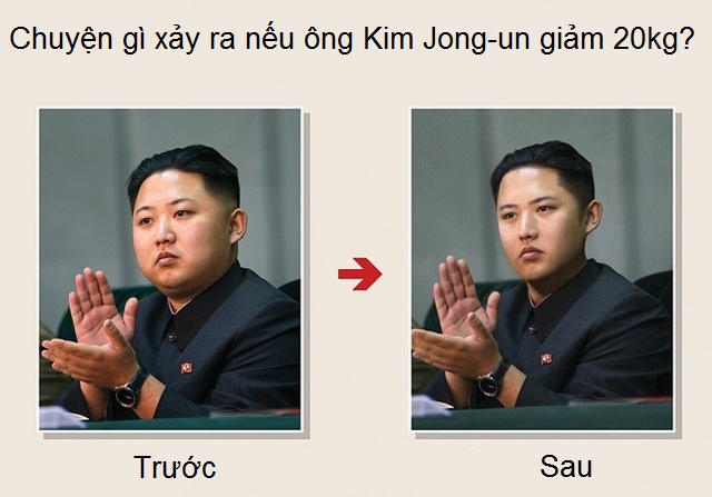 HQ sốt ảnh Kim Jong-un đẹp trai khi giảm 20kg - 1