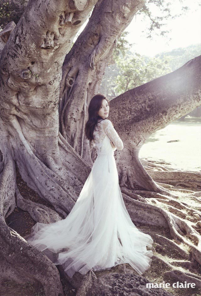 Kim Ha Neul quá trẻ đẹp so với tuổi 38 trong ảnh cưới - 5