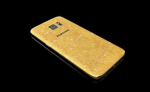 Samsung Galaxy S7 mạ vàng 24 karat lấp lánh - 1