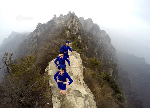 Tiếp viên hàng không lên núi học võ luyện can đảm - 5