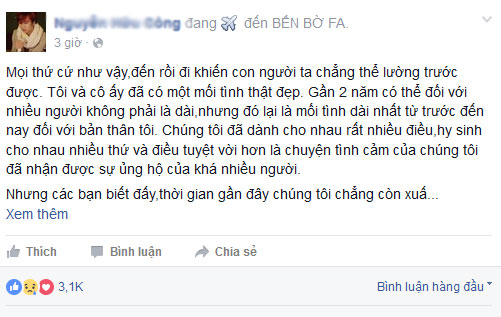 Linh Miu và Hữu Công chia tay sau gần 2 năm yêu nhau - 4