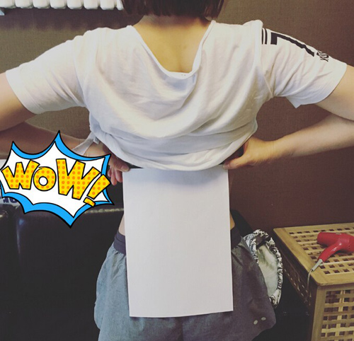 Giới trẻ rộ trào lưu khoe vòng eo mỏng như giấy A4 - 5