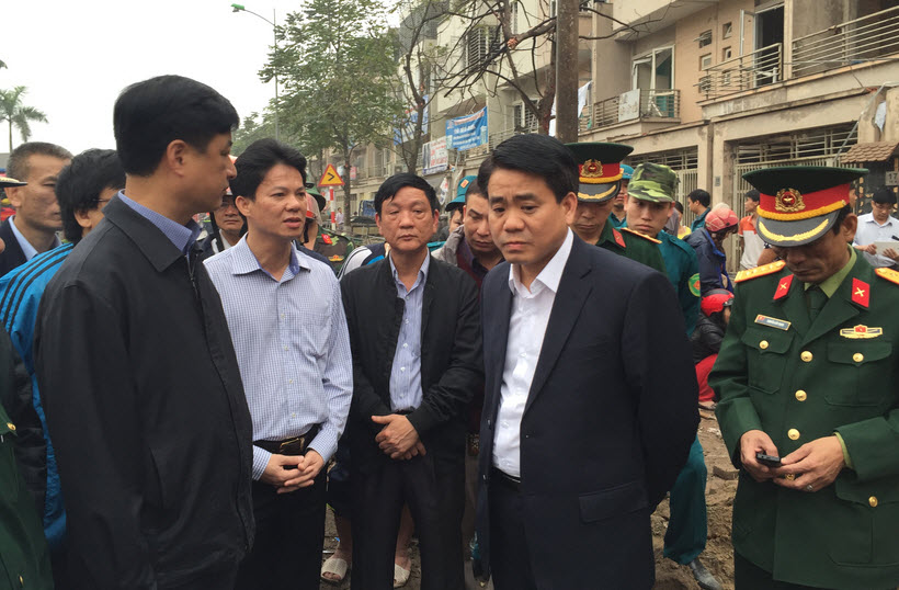 Chủ tịch HN yêu cầu nhanh chóng điều tra nguyên nhân vụ nổ ở Văn Phú - 1