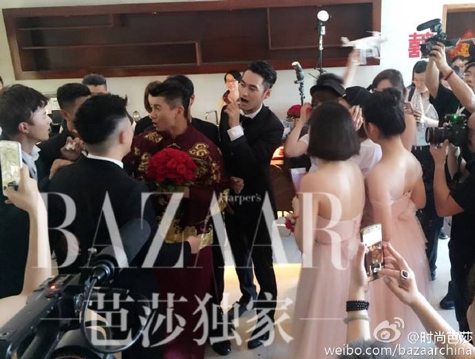 Những hình ảnh đầu tiên tại lễ cưới Lưu Thi Thi - 8