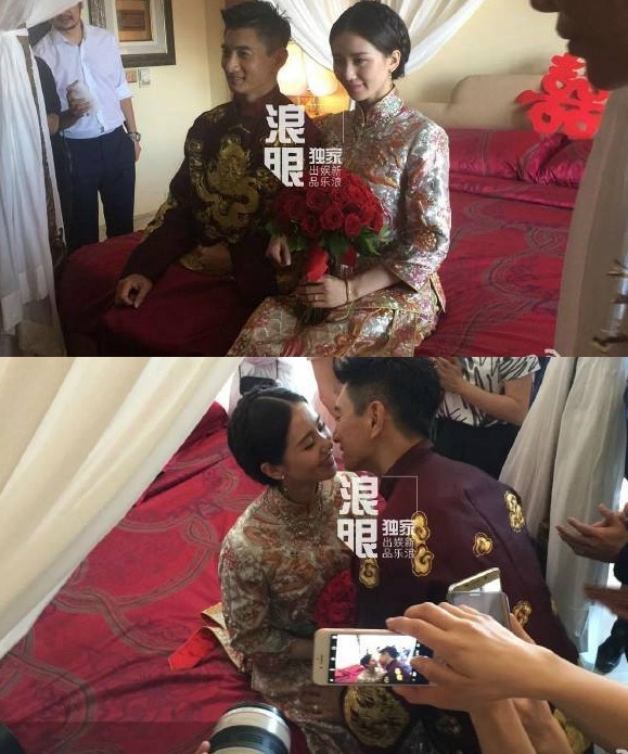 Những hình ảnh đầu tiên tại lễ cưới Lưu Thi Thi - 4