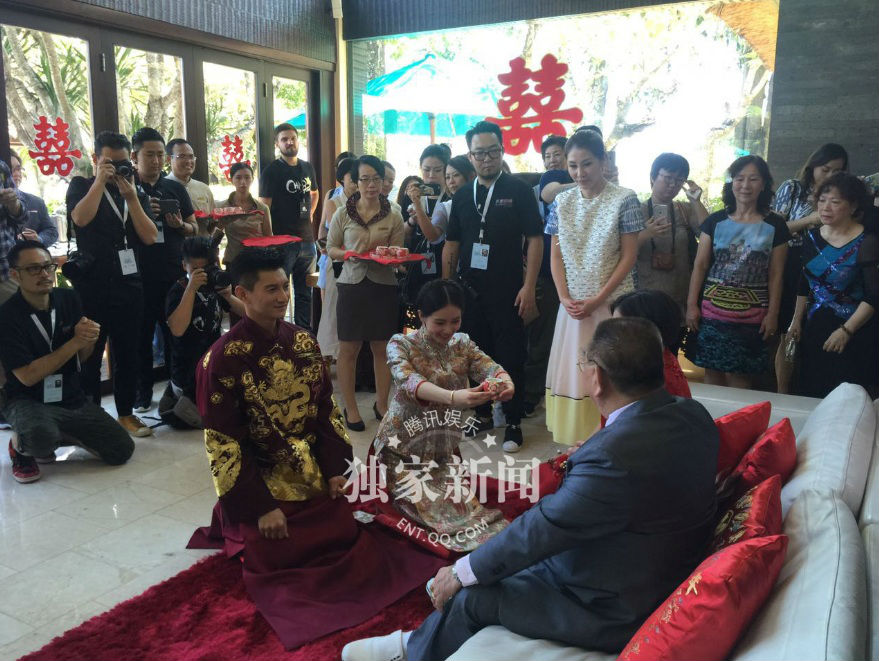 Những hình ảnh đầu tiên tại lễ cưới Lưu Thi Thi - 11