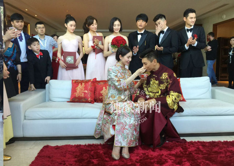 Những hình ảnh đầu tiên tại lễ cưới Lưu Thi Thi - 12