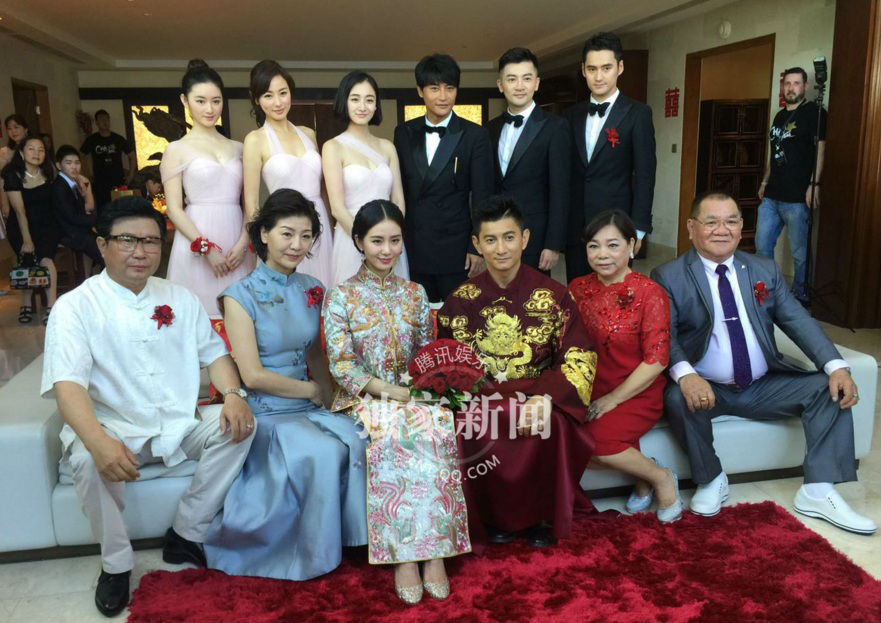 Những hình ảnh đầu tiên tại lễ cưới Lưu Thi Thi - 2