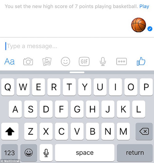 Chơi bóng rổ ngay trên cửa sổ chat Facebook Messenger - 1