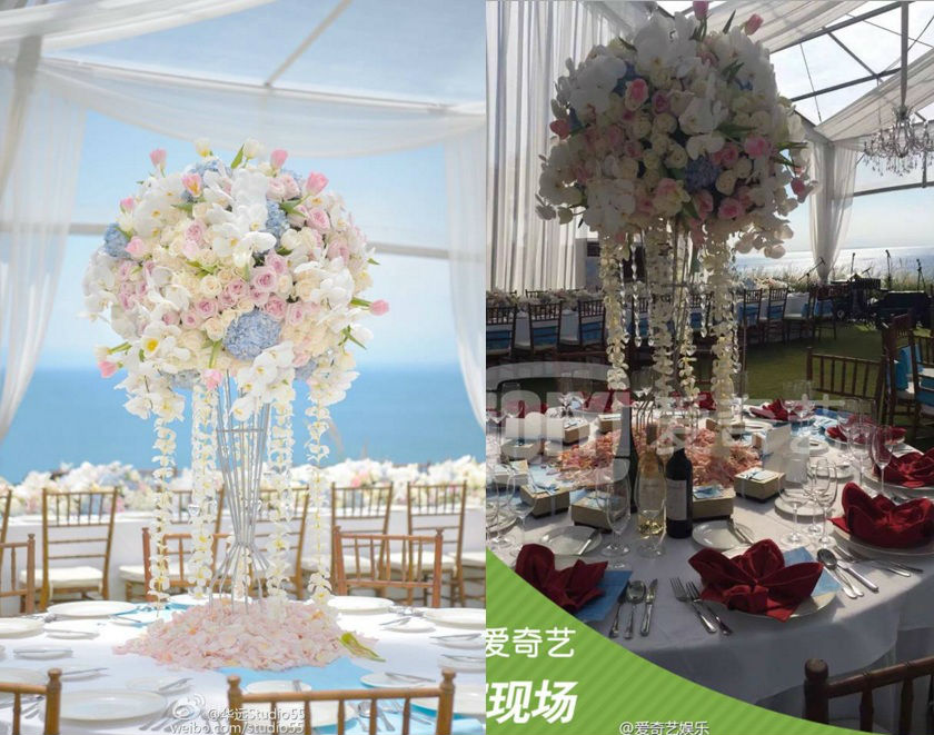 Những hình ảnh đẹp nhất trong đám cưới Lưu Thi Thi - 1