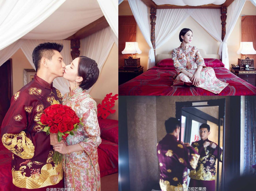 Những hình ảnh đẹp nhất trong đám cưới Lưu Thi Thi - 3