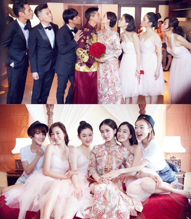 Những hình ảnh đẹp nhất trong đám cưới Lưu Thi Thi - 4