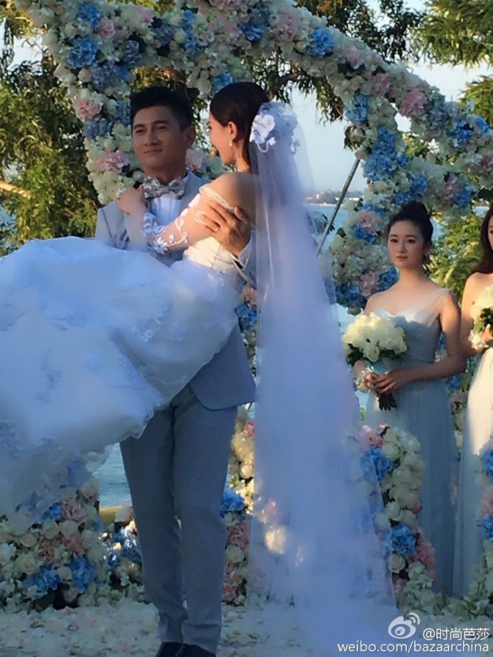 Những hình ảnh đẹp nhất trong đám cưới Lưu Thi Thi - 9