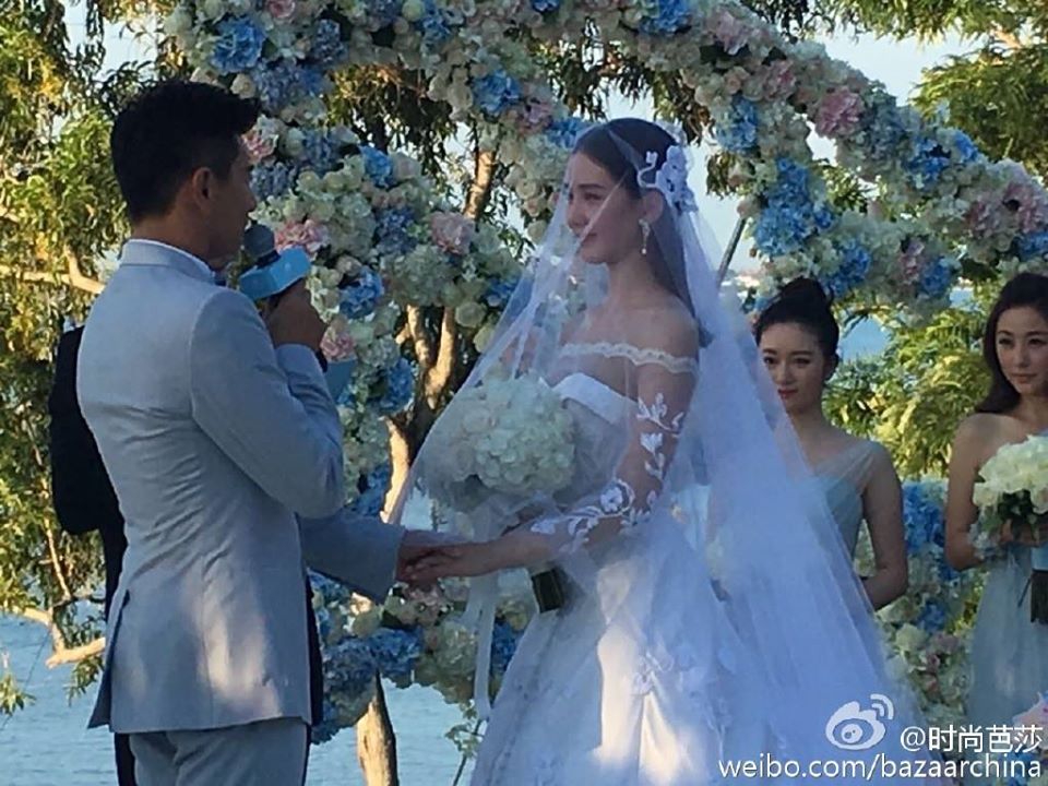 Những hình ảnh đẹp nhất trong đám cưới Lưu Thi Thi - 5