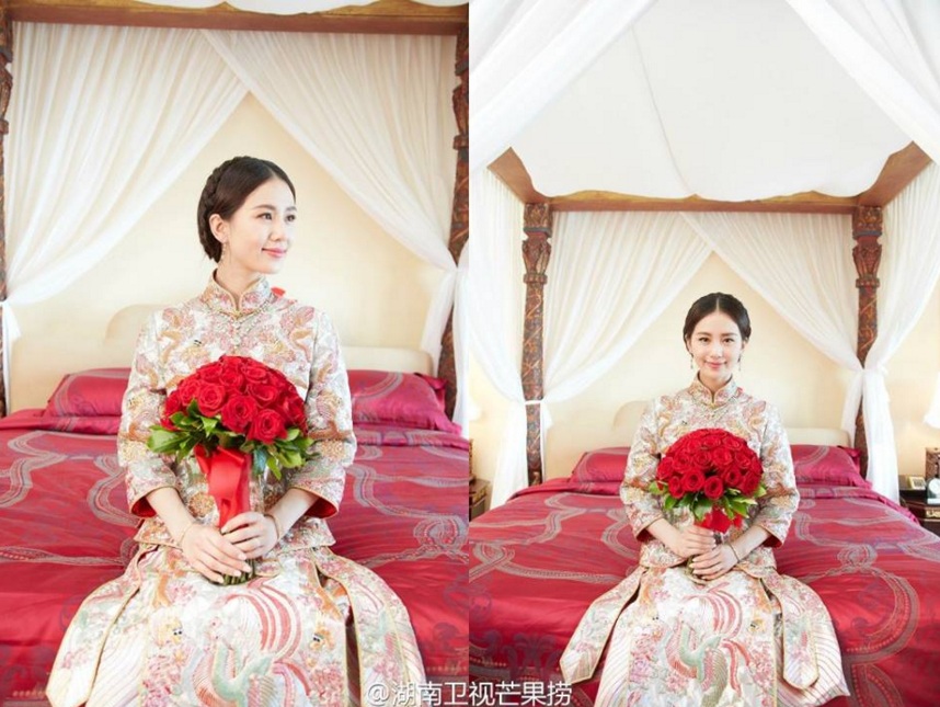 Những hình ảnh đẹp nhất trong đám cưới Lưu Thi Thi - 1