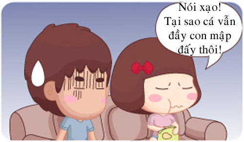Truyện tranh: &#34;Chết cười&#34; với cách giảm béo của chị em - 4