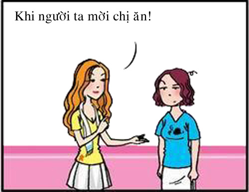 Truyện tranh: &#34;Chết cười&#34; với cách giảm béo của chị em - 8
