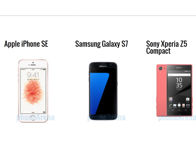 So sánh iPhone SE vs Galaxy S7
