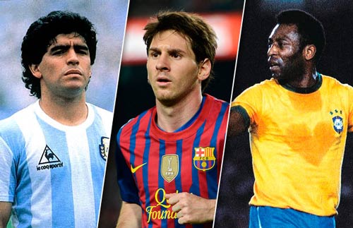Messi đọ huyền thoại: Hơn Maradona, vẫn kém Pele (P1) - 1
